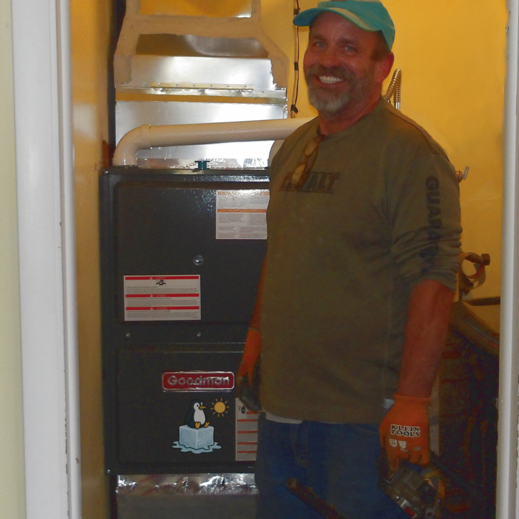 Furnace install in Connersville